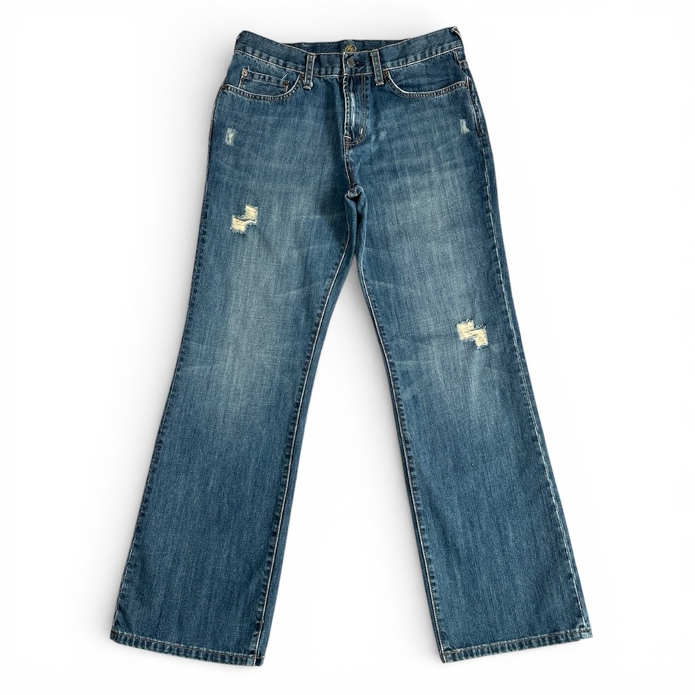 Warehouse One Distressed Denim Bootcut Jeans Men’s 32/32